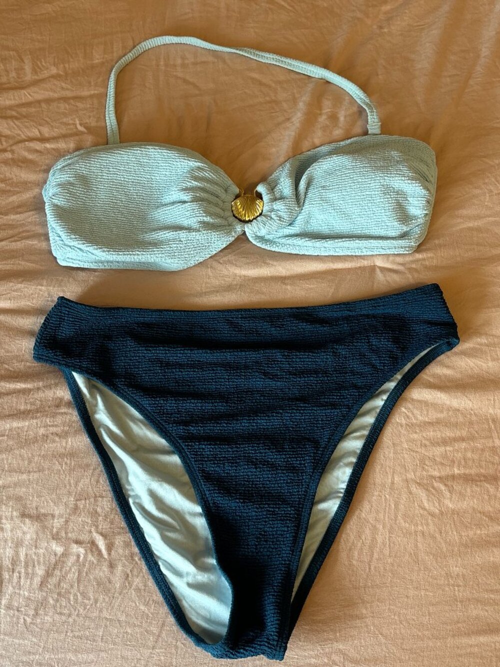 Cupshe Blue Seashell Bikini